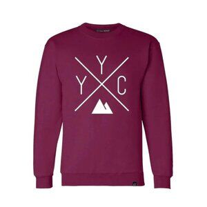 YYC MAROON Crew Neck Sweater